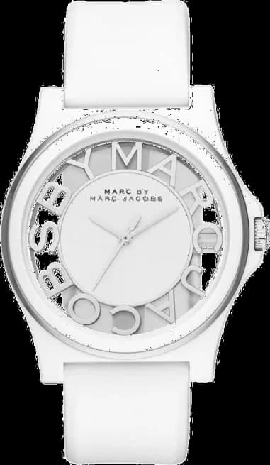Montre Femme Marc by Marc Jacobs Henry MBM4015 Bracelet en silicone blanc