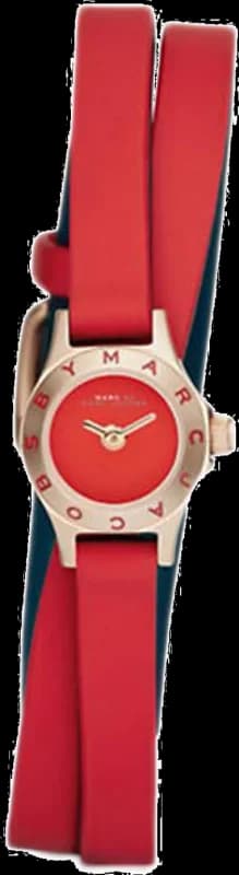 Montre Femme Marc by Marc Jacobs Henry MBM5534 Rouge Bande Caoutchouc