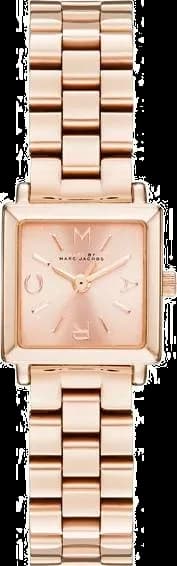 Montre Femme Marc by Marc Jacobs Katherine MBM3288 carrée en acier inoxydable or rose
