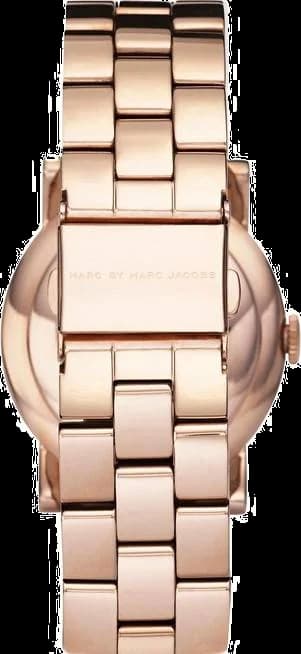 Montre Femme Marc Jacobs Amy MBM3077 bracelet acier or rose vue 2