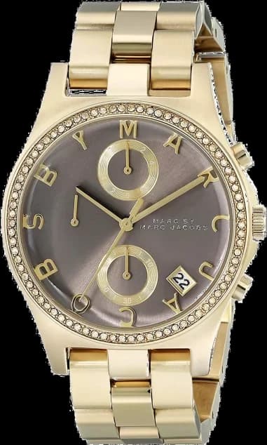 Montre Femme Marc Jacobs MBM3298 Henry Acier Doré