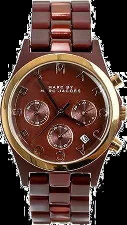 Montre Femme Marc Jacobs Rock Chrono MBM3523 Rouge