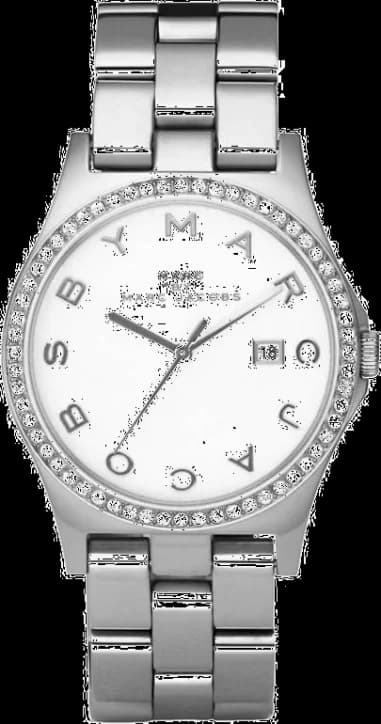 Montre Marc Jacobs MBM3044 en Acier Argenté avec Lunette Strassée