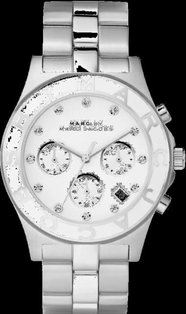 Montre Marc Jacobs MBM3080 Chronographe en Acier Argenté