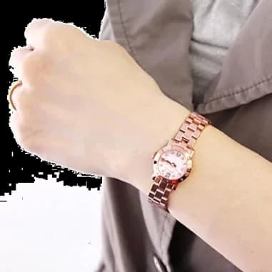 Montre Marc Jacobs MBM3227 Amy Or Rose et Diamants Blush vue 3