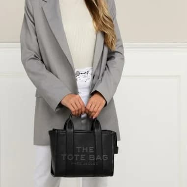Marc Jacobs The Mini Tote Bag in Pebbled Leather vue 3
