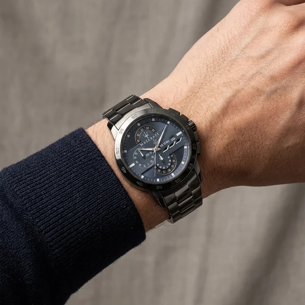 Maillons et fermoir du bracelet acier, Maserati R8873619001