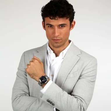 Montre Maserati R8873612006 homme détail bracelet acier