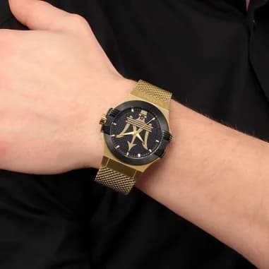 Montre Maserati R8853108006 homme détail bracelet acier