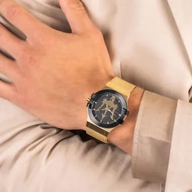 Montre Maserati R8853108006 homme détail bracelet acier