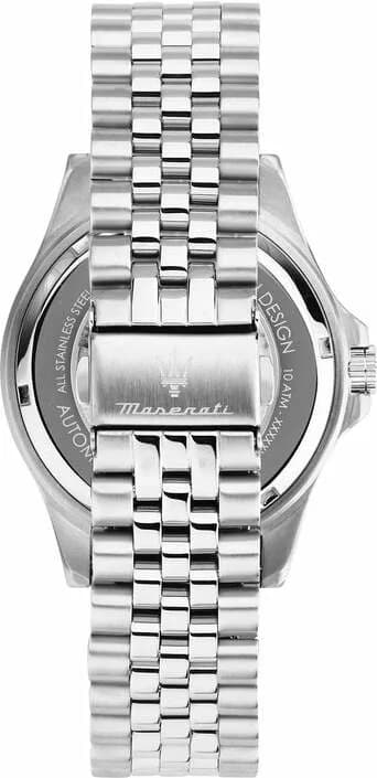 Montre Maserati R8823140011 Automatique Squelette en Acier Argenté vue 4