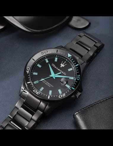 Montre Maserati R8853144001 homme verso boîtier noir