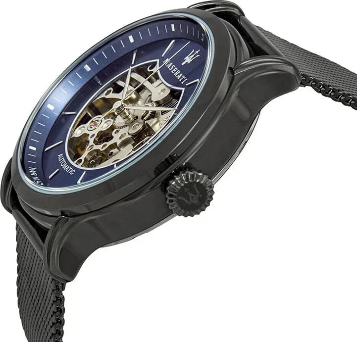 Montre Maserati R8823118002 homme détail cadran noir
