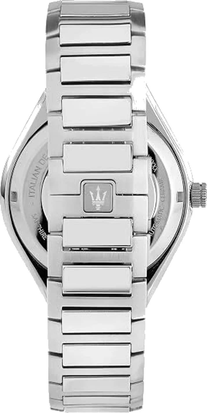 Montre Maserati Stile R8823142004 homme argentée, bracelet maillons acier vue 5