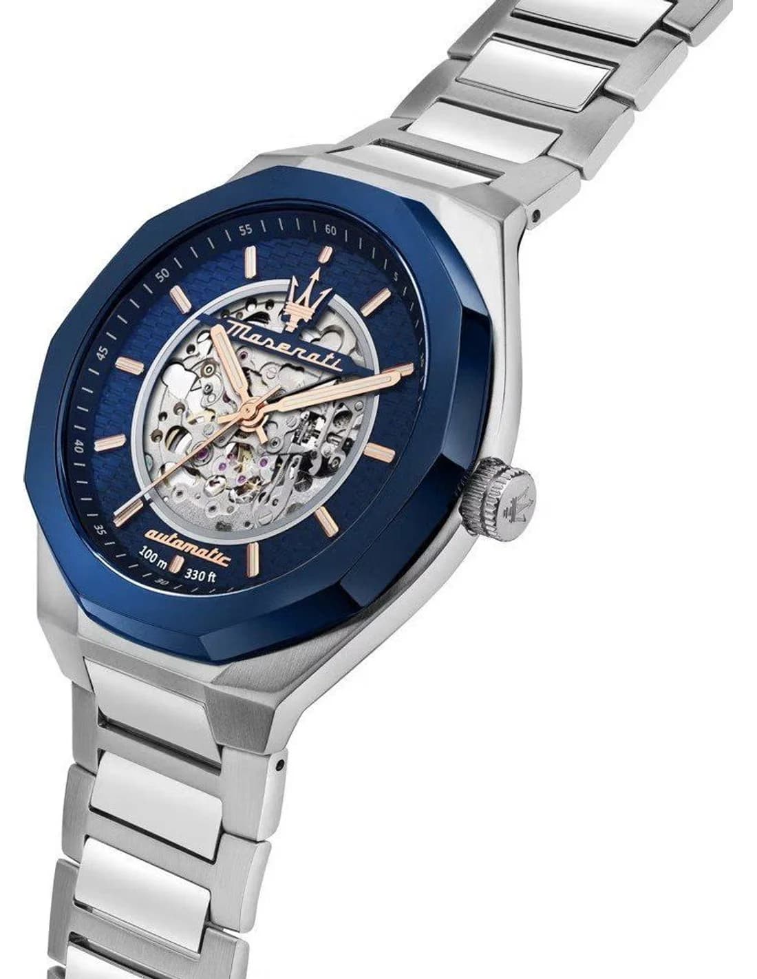 Montre Maserati R8823142004 homme détail cadran bleu