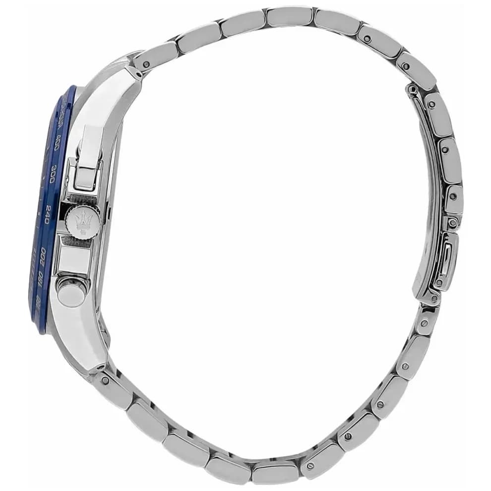 Maserati Modena R8871612039 men's silver watch, silicone strap vue 3
