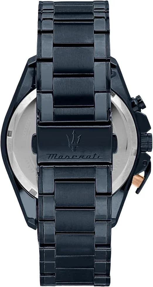 Montre Maserati R8873612054 homme verso boîtier bleu