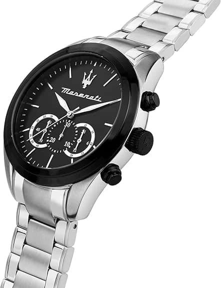 Maserati Traguardo R8873612062 men's grey watch, maillons acier strap vue 2
