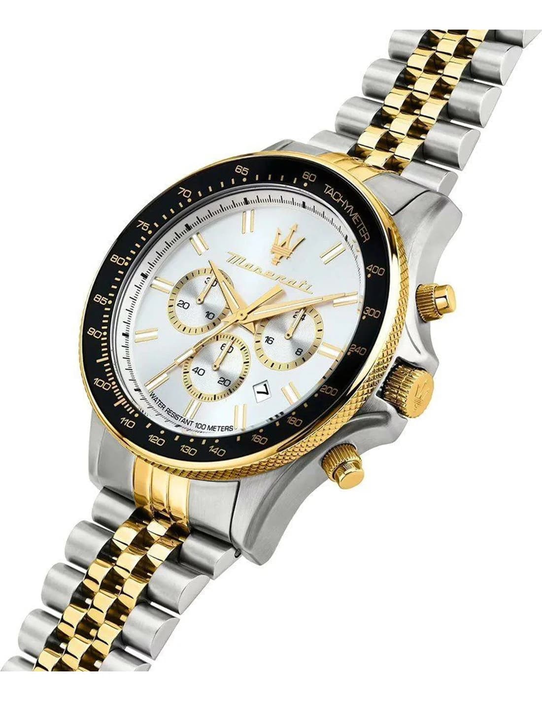 Montre Maserati R8873640024 homme détail cadran argent