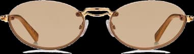Lunettes de soleil Max Mara MM Bridge II forme ovale vue 3