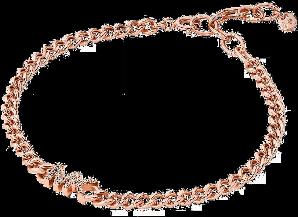 Michael Kors MKC1601AN791 vue de côté, bracelet argent