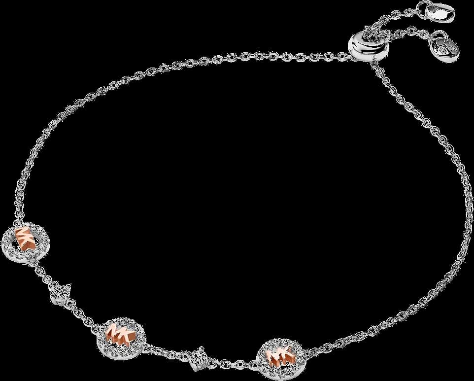 Michael Kors MKC1507AN931 vue de côté, bracelet argent