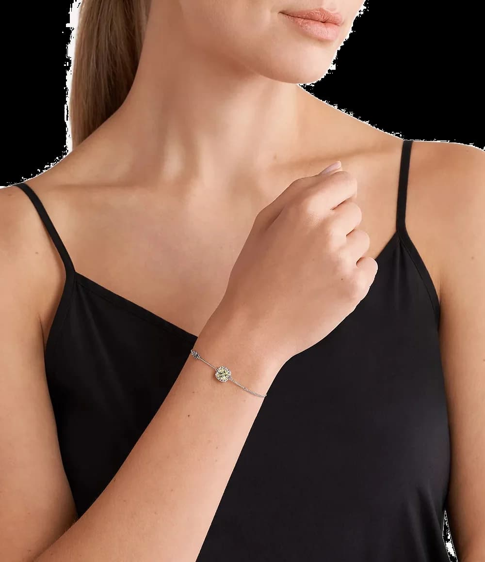 Bracelet Michael Kors Premium coulissant en argent 925 pavé de cristaux vue 4