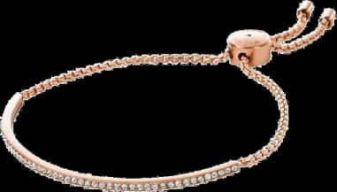 Bracelet Michael Kors Brillance MKJ4132791 réglable avec barre incrustée de brillants