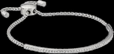 Bracelet Michael Kors MKJ4131040 réglable avec barre incrustée de brillants