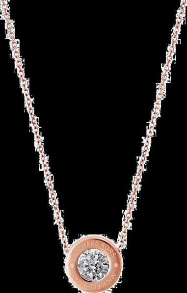 Collier Michael Kors MKJ5342791 anneau or rose