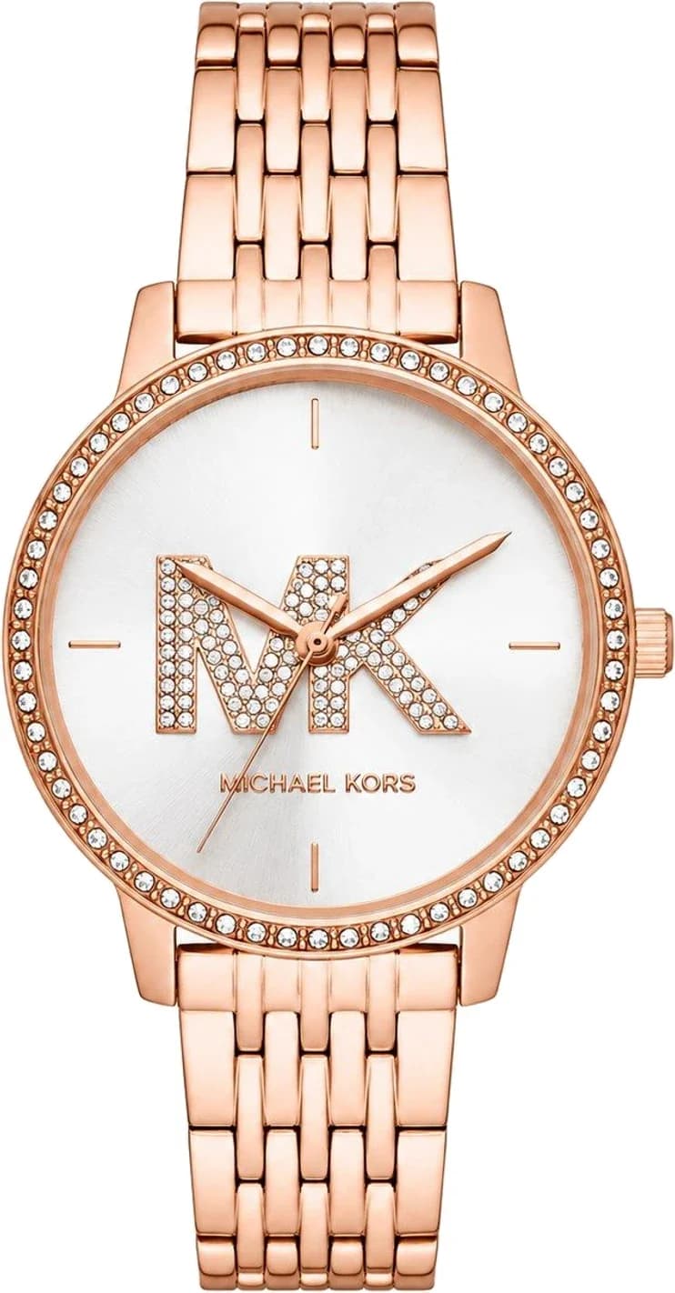Montre Michael Kors MK1052 femme cadran argent bracelet acier