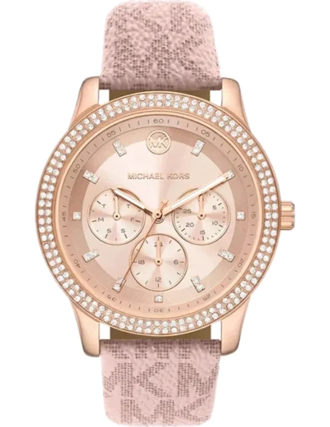 Michael Kors MK2955 vue de côté, bracelet silicone