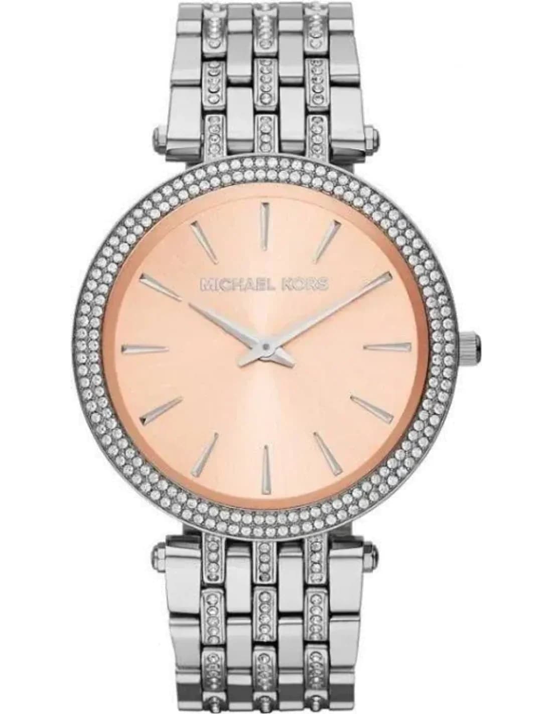 Michael Kors MK3218 vue de côté, bracelet acier