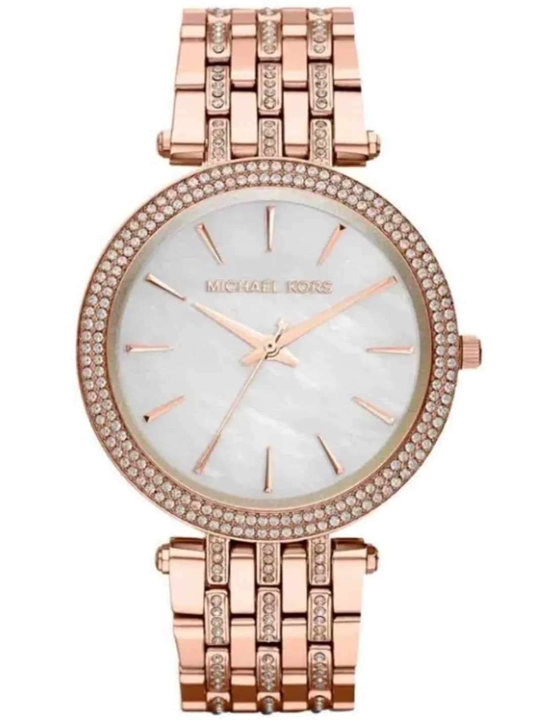 Michael Kors MK3220 vue de côté, bracelet acier