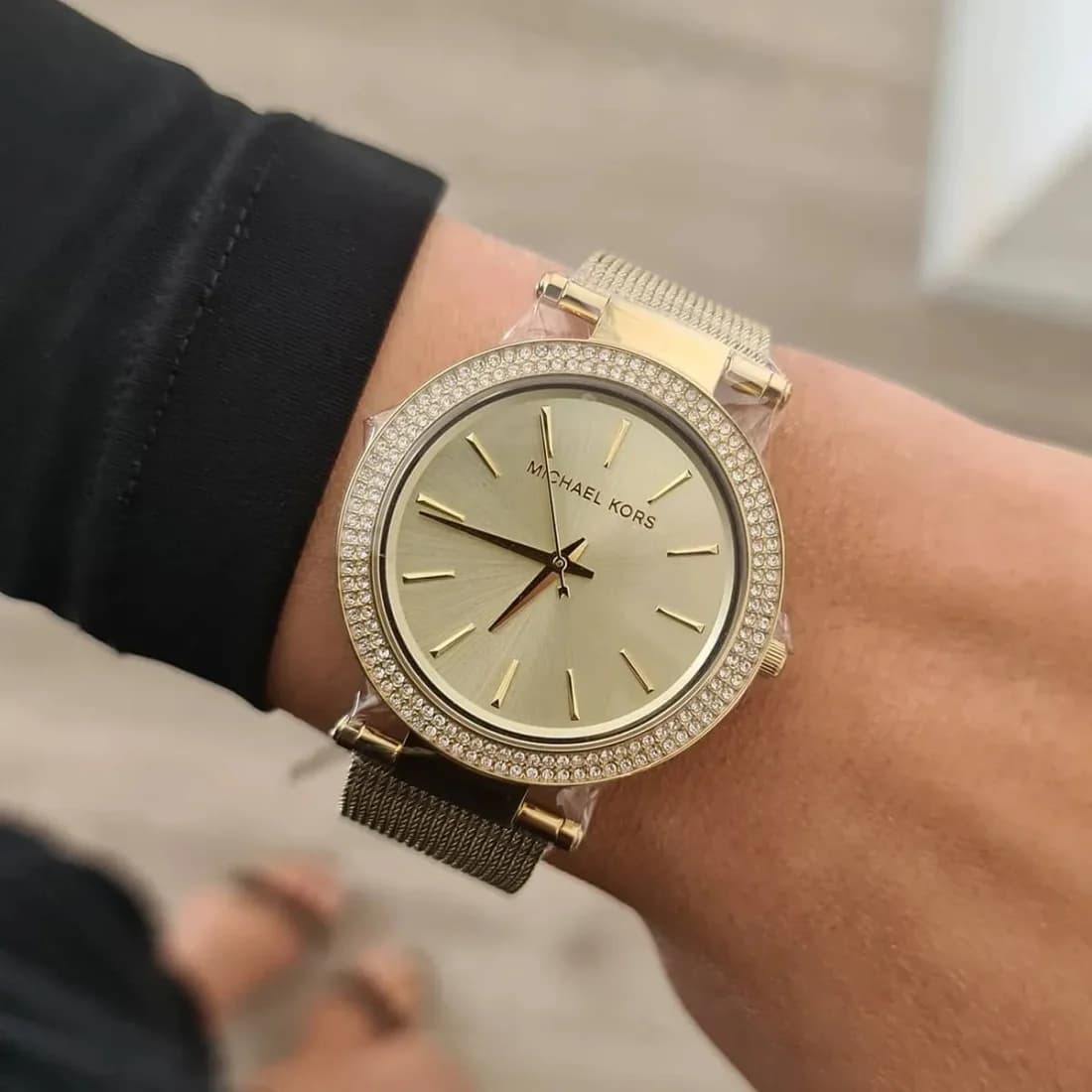 Montre Michael Kors MK3368 femme verso boîtier or