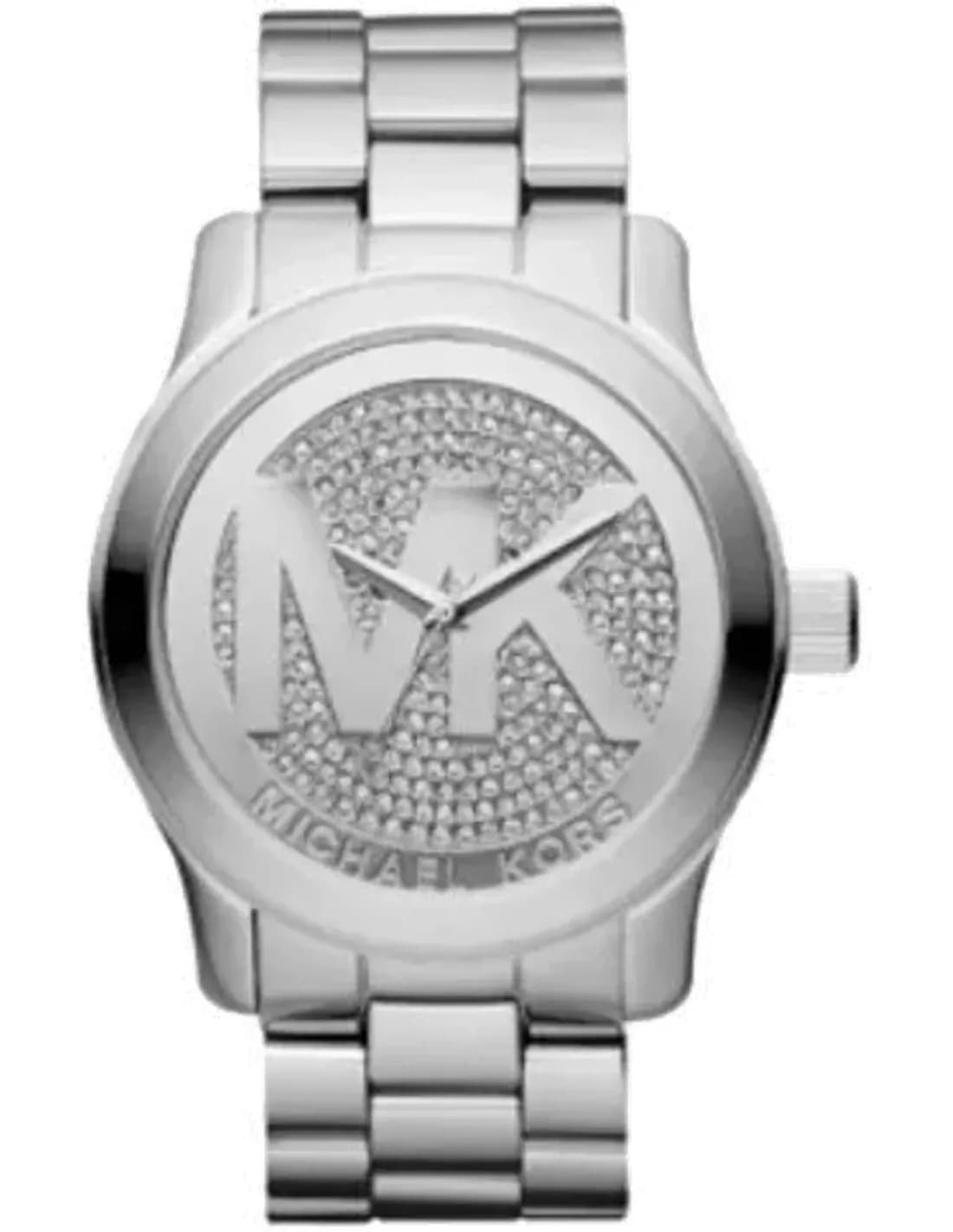 Michael Kors MK3375 vue de côté, bracelet acier