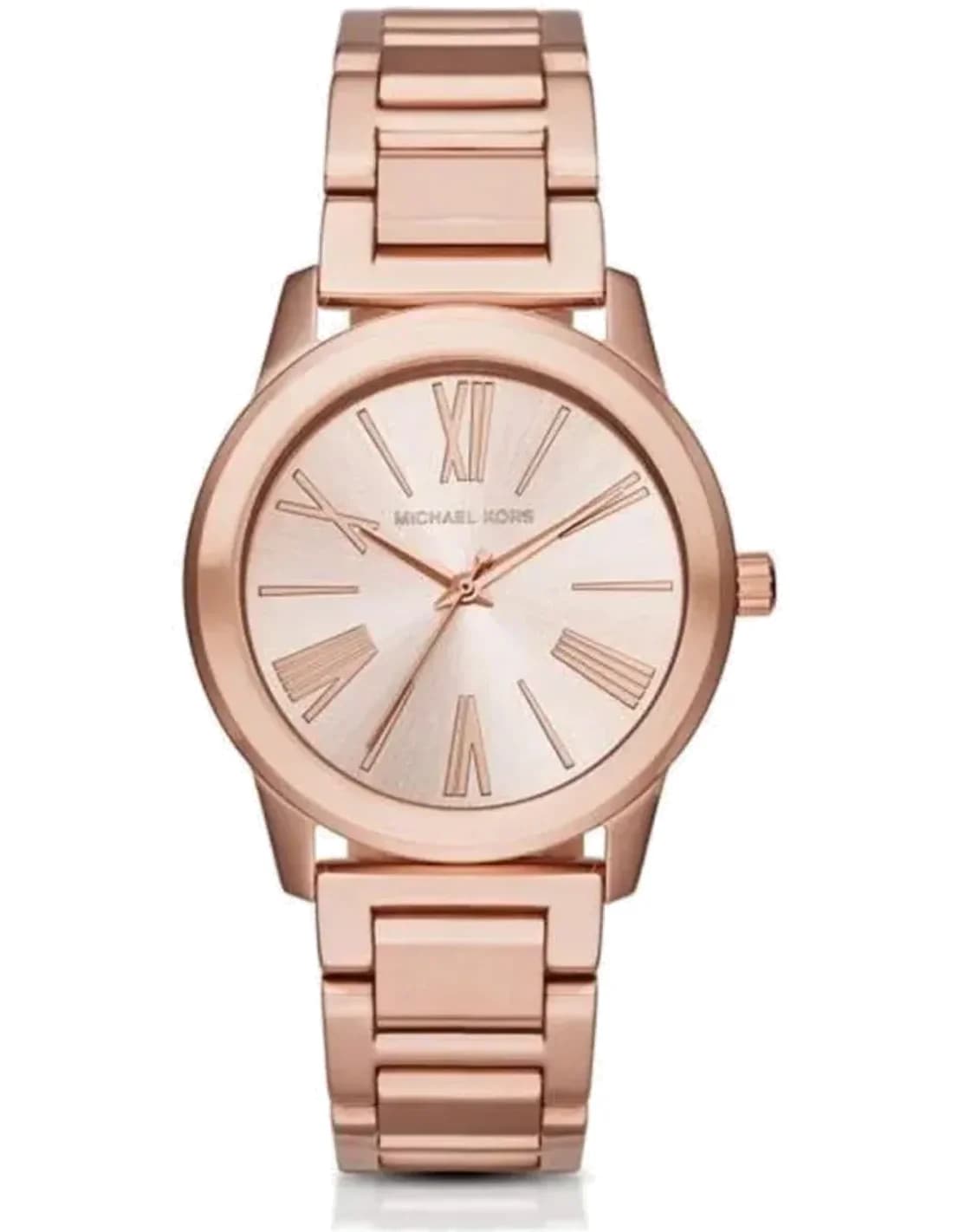 Michael Kors MK3491 vue de côté, bracelet acier