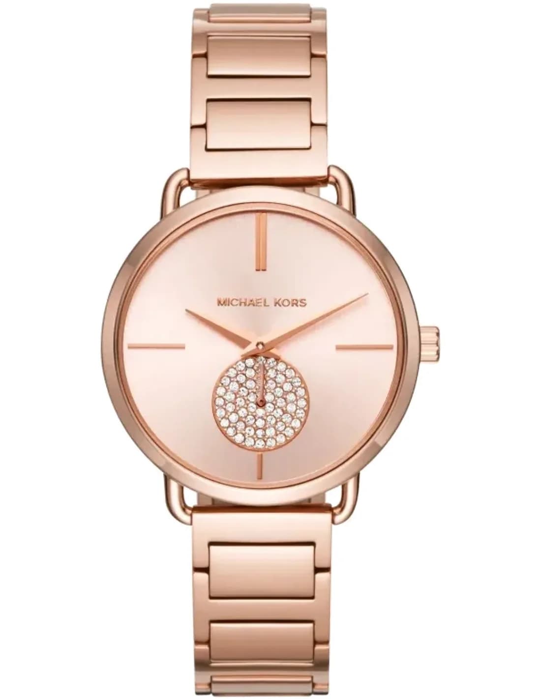 Michael Kors MK3640 vue de côté, bracelet acier
