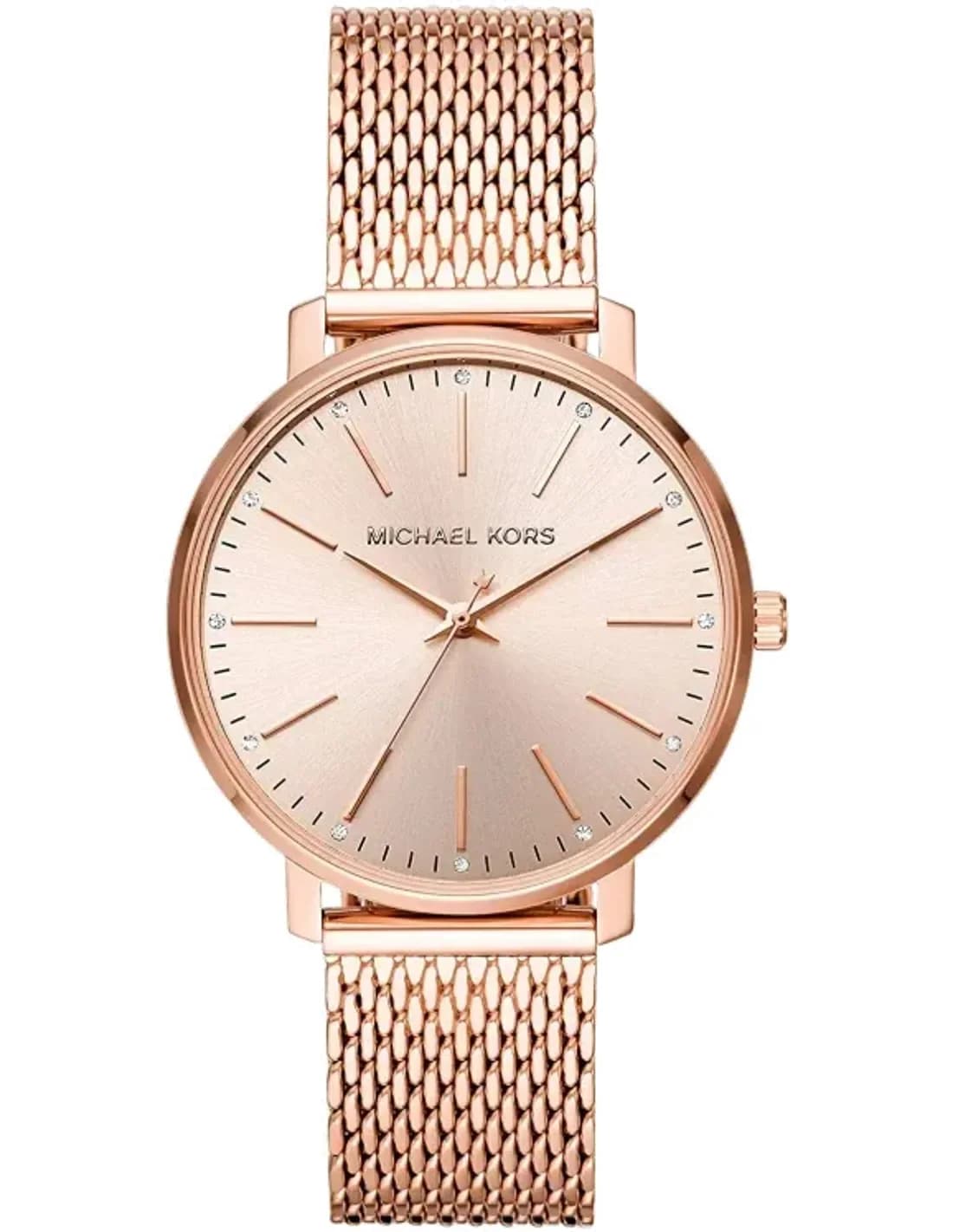 Michael Kors MK4340 vue de côté, bracelet acier