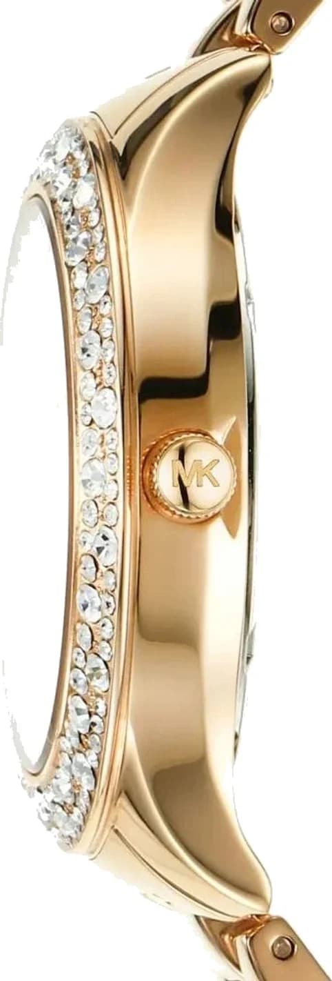 Gros plan sur le cadran nacre de la Michael Kors MK4555