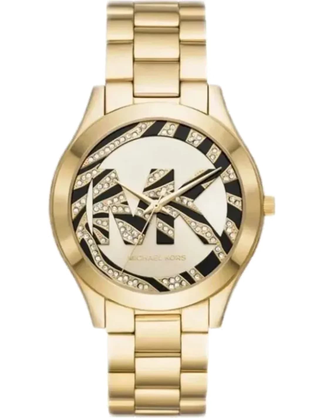 Michael Kors MK4561 vue de côté, bracelet acier