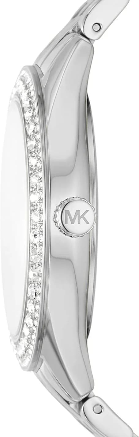 Michael Kors MK4708 vue de côté, bracelet acier