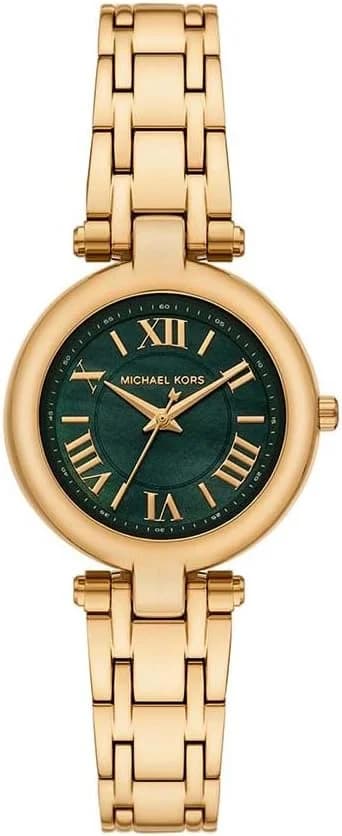 Montre Michael Kors MK4892 femme cadran vert bracelet acier