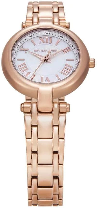 Montre Michael Kors MK4893 femme détail cadran blanc