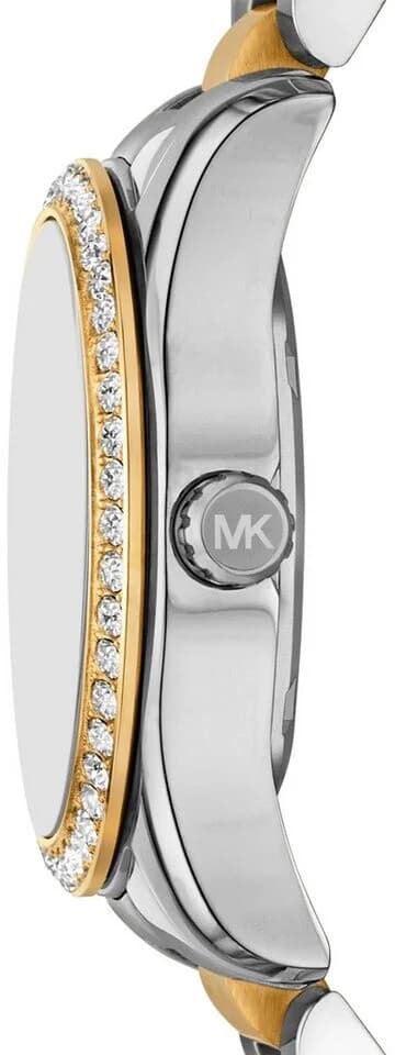 Michael Kors MK4925 côté fond de boîtier bicolore