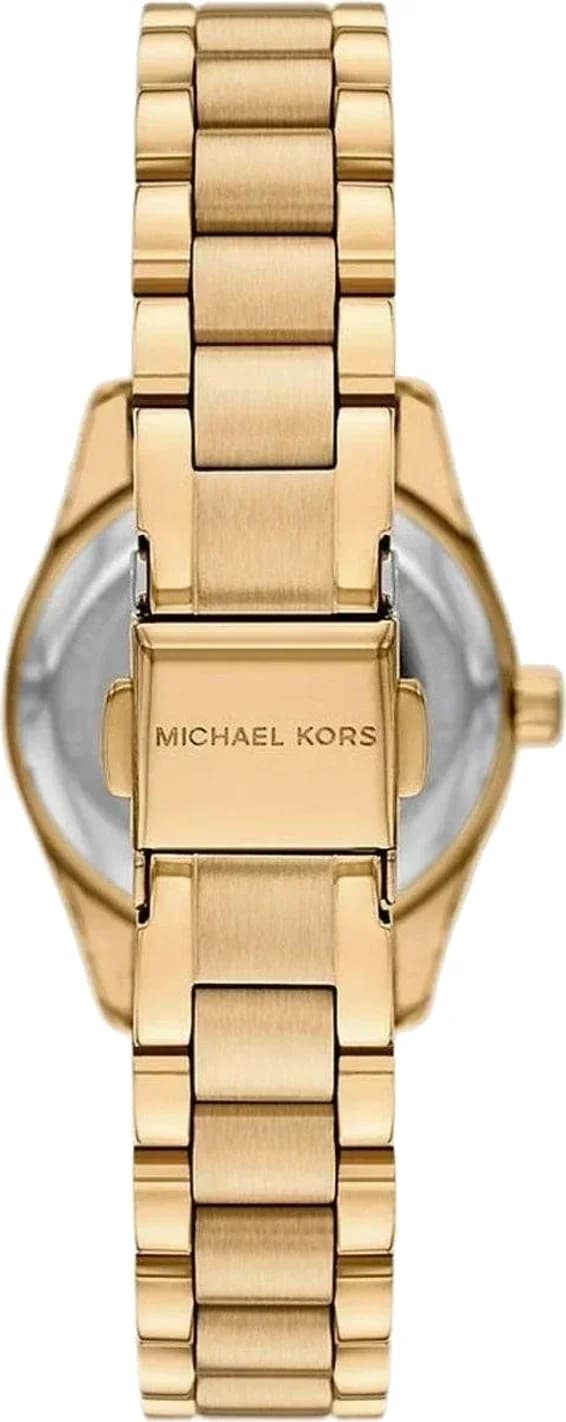 Gros plan sur le cadran or de la Michael Kors MK4951