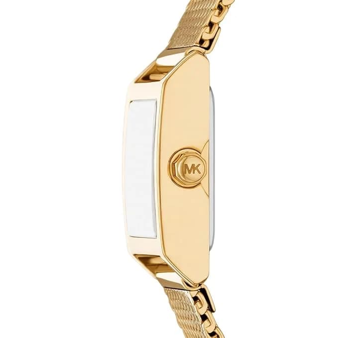 Gros plan sur le cadran or de la Michael Kors MK4959
