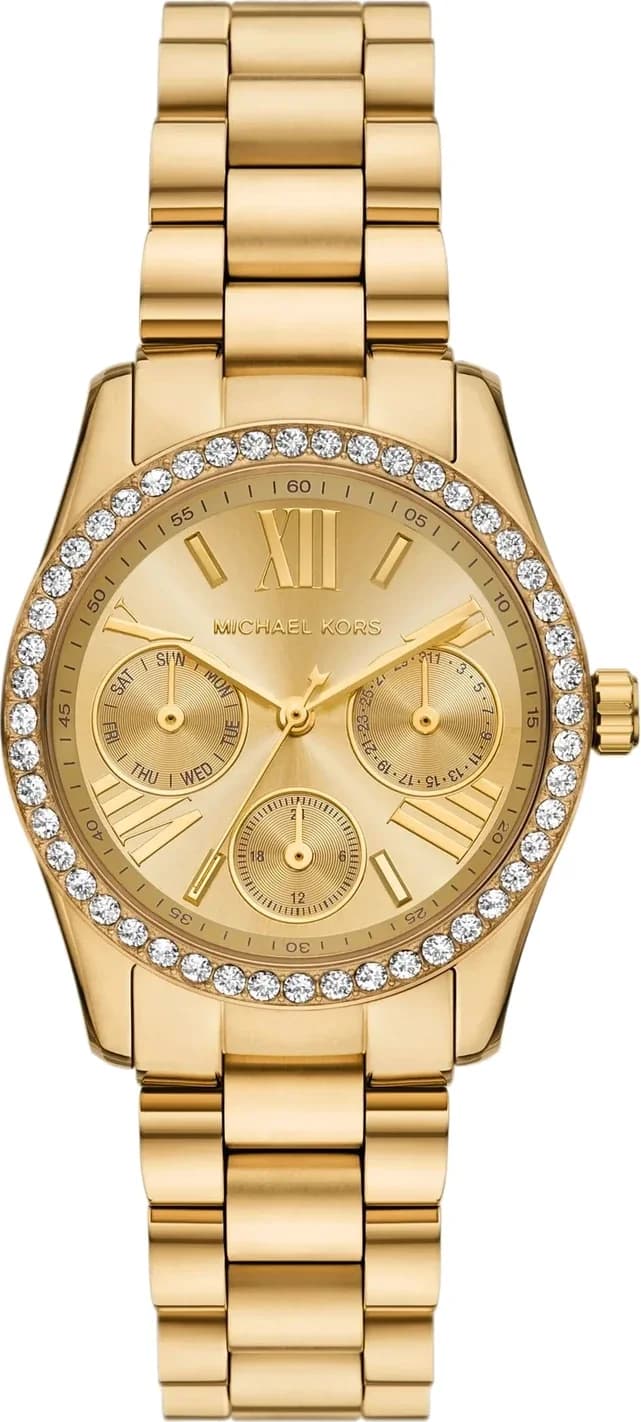 Montre Michael Kors MK4982 femme cadran or bracelet acier