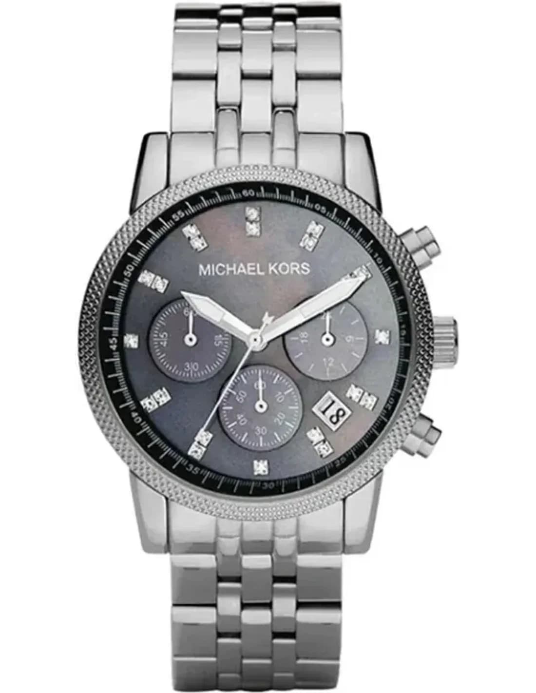 Michael Kors MK5021 vue de côté, bracelet acier