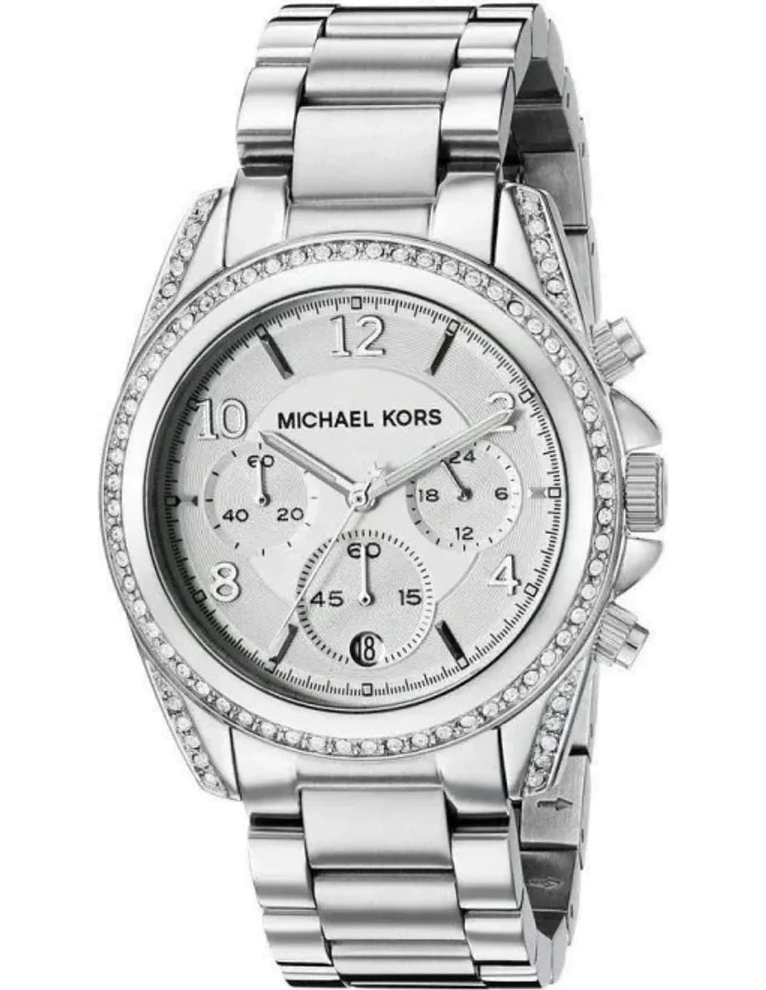 Michael Kors MK5165 vue de côté, bracelet acier